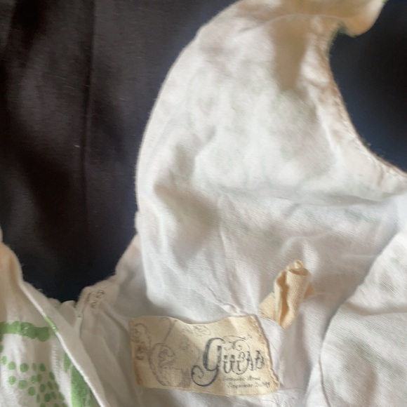 White and green summer dress. Size small vintage guess - Picture 3 of 3
